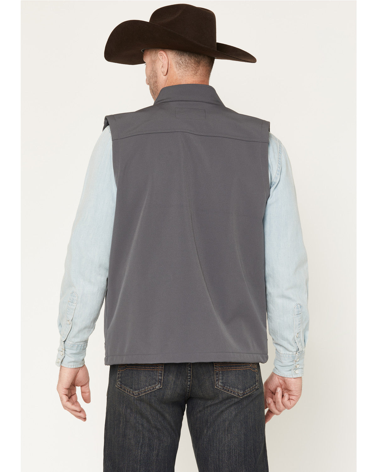 Men's Estacado Solid Concealed Carry Softshell Vest - Tall