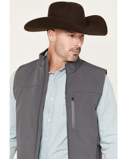 Men's Estacado Solid Concealed Carry Softshell Vest - Big