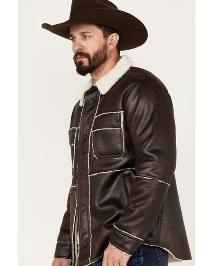 Men's Carmine Faux Shearling Shacket