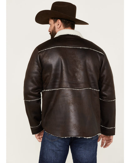 Men's Carmine Faux Shearling Shacket