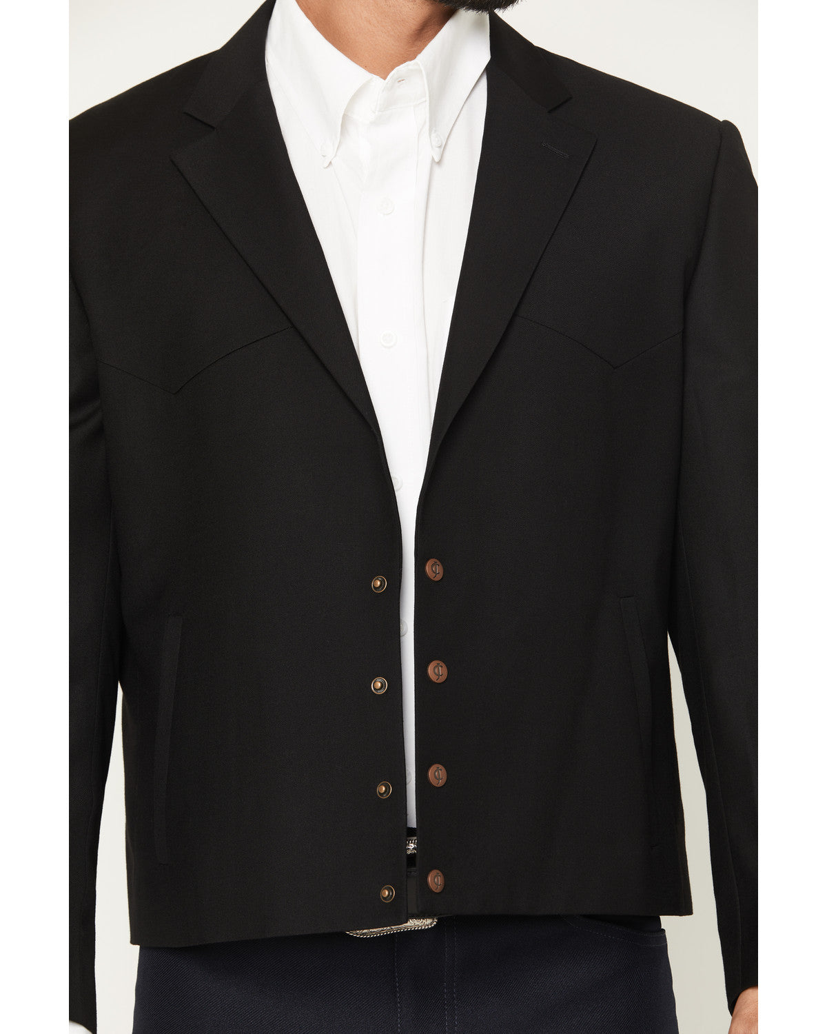 Black 1978® Men's Solid Snap Cropped Sportcoat