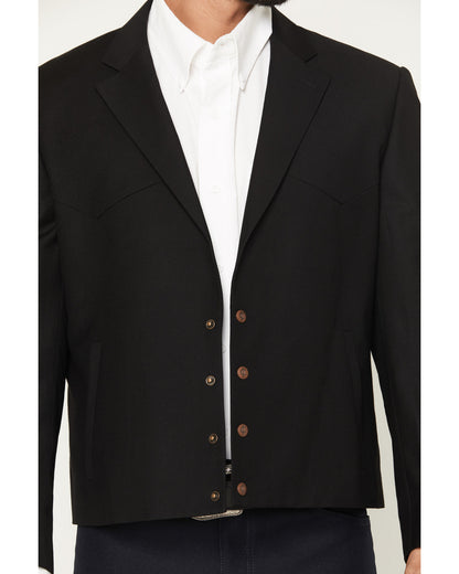 Black 1978® Men's Solid Snap Cropped Sportcoat