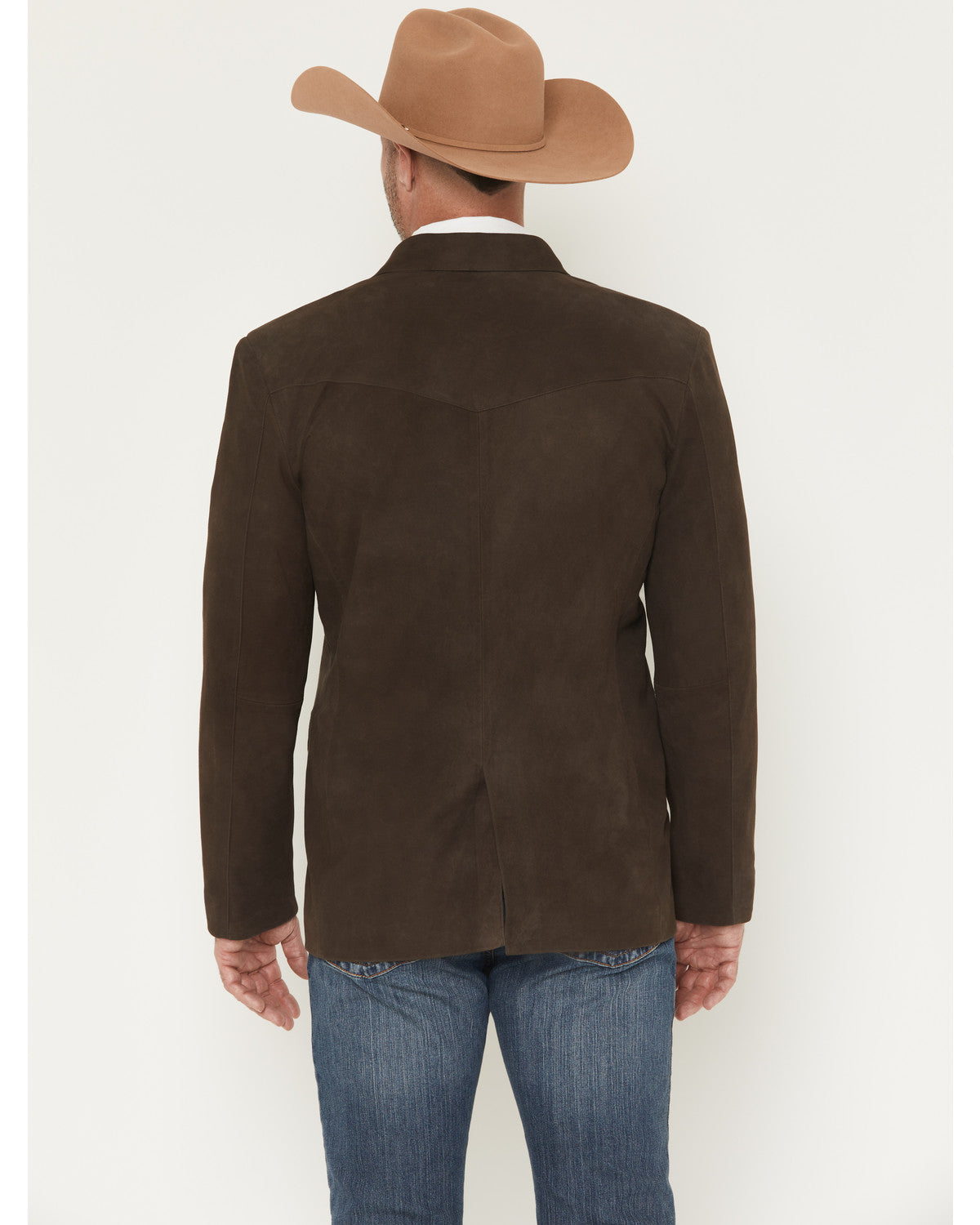 Men's Genuine Suede Leather Blazer