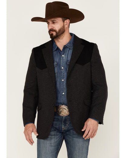 Men's Waco Contrast Yolk Button Down Western Sportcoat