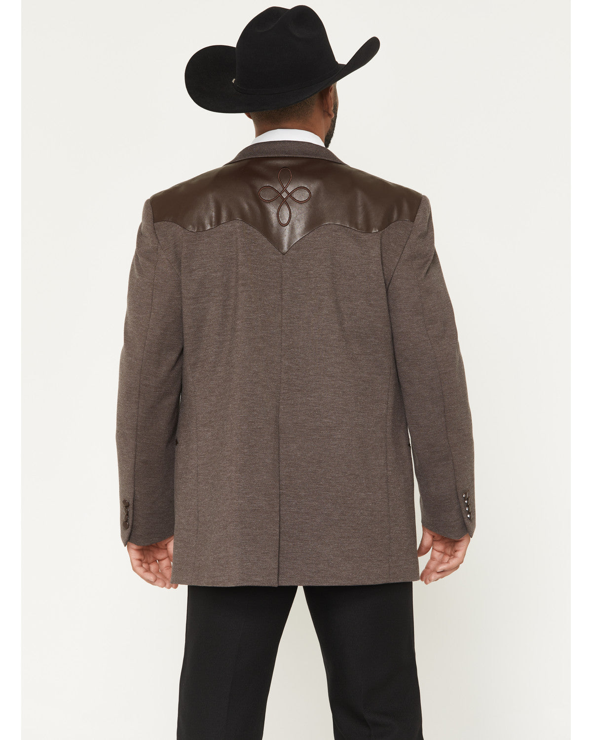 Men's Knoxville Faux Leather Western Yoke Sportcoat