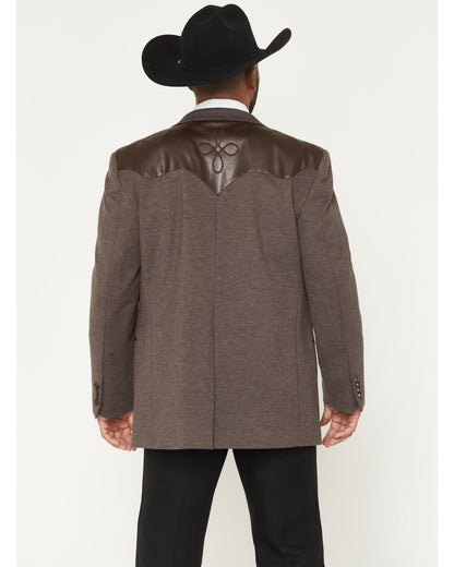 Men's Knoxville Faux Leather Western Yoke Sportcoat