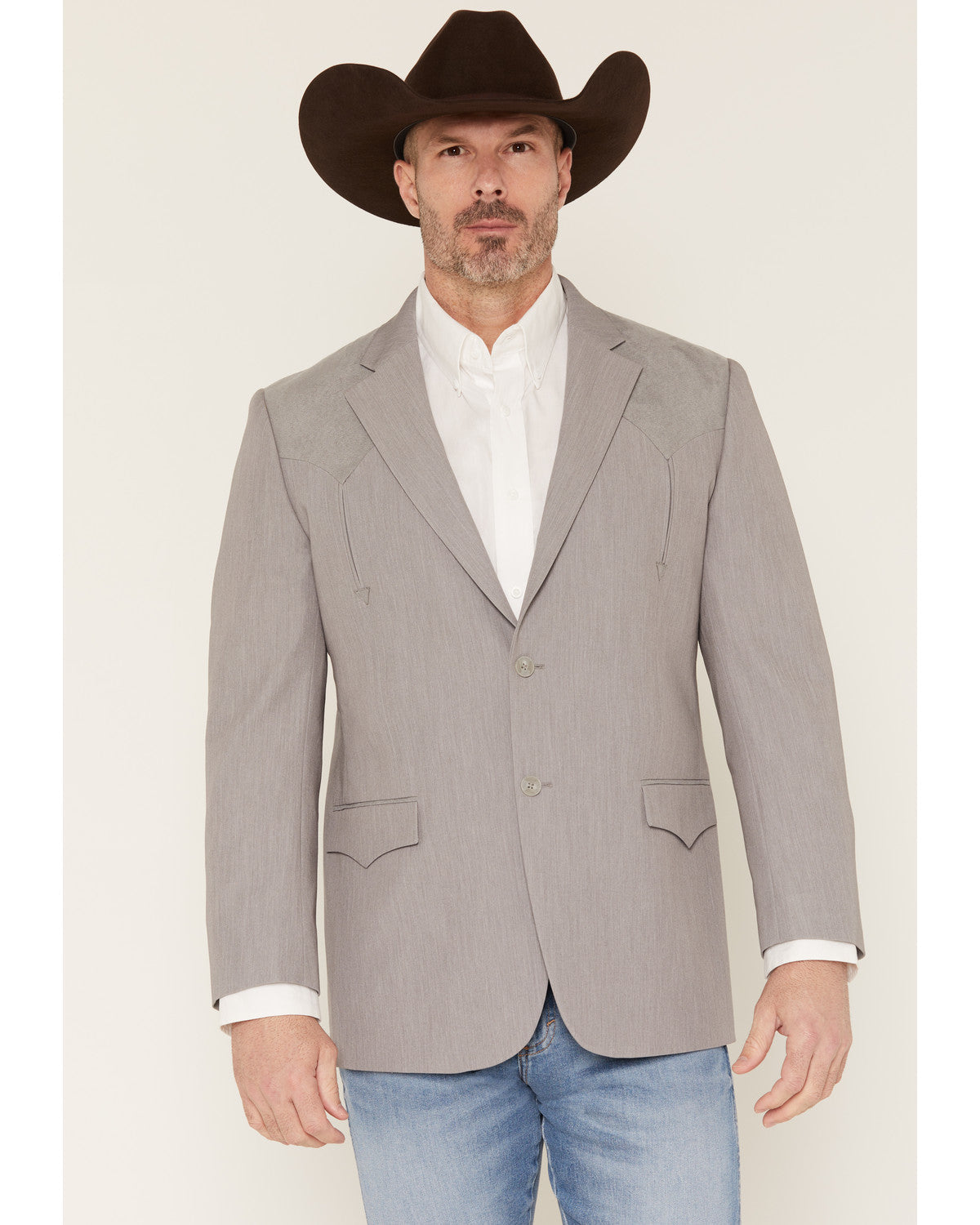 Men's The Big Spring Faux Suede Button-Down Sportcoat