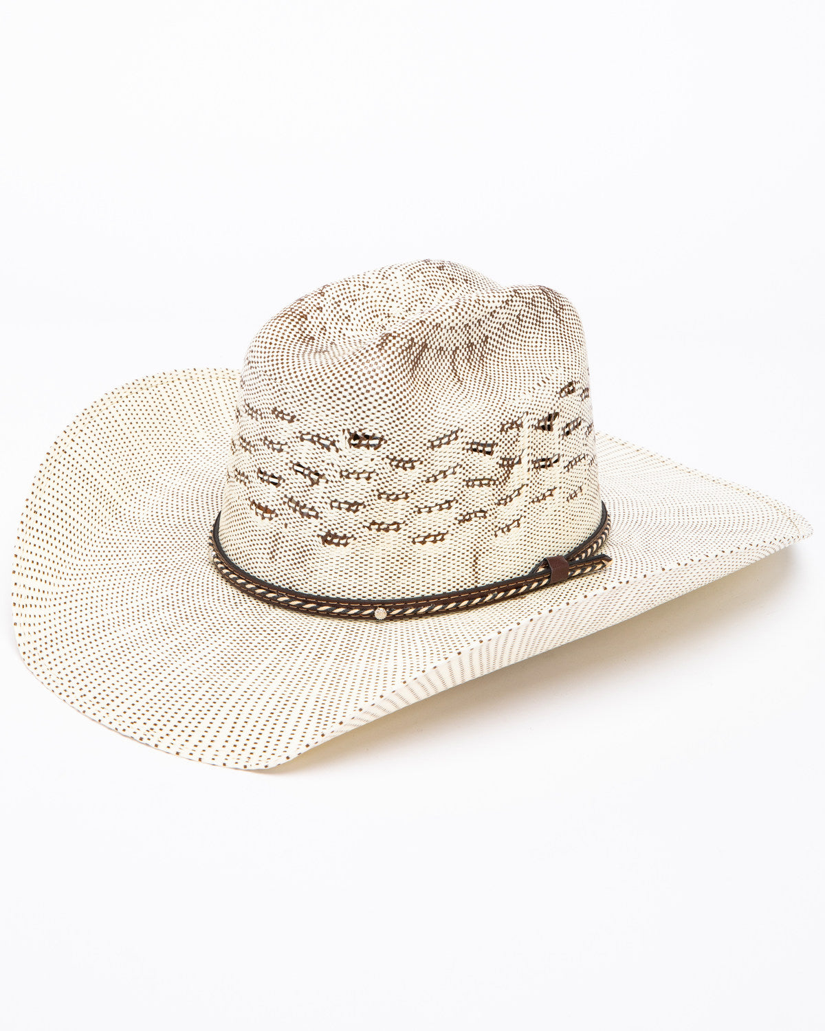 Twist Cord 15X Bangora Straw Cowboy Hat