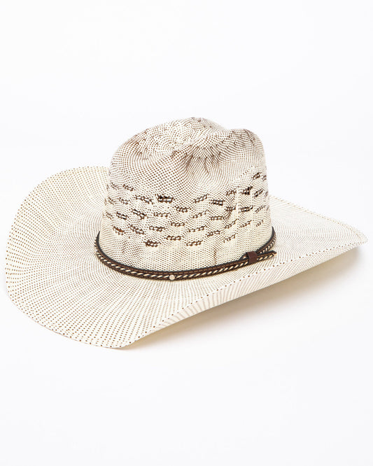 Twist Cord 15X Bangora Straw Cowboy Hat