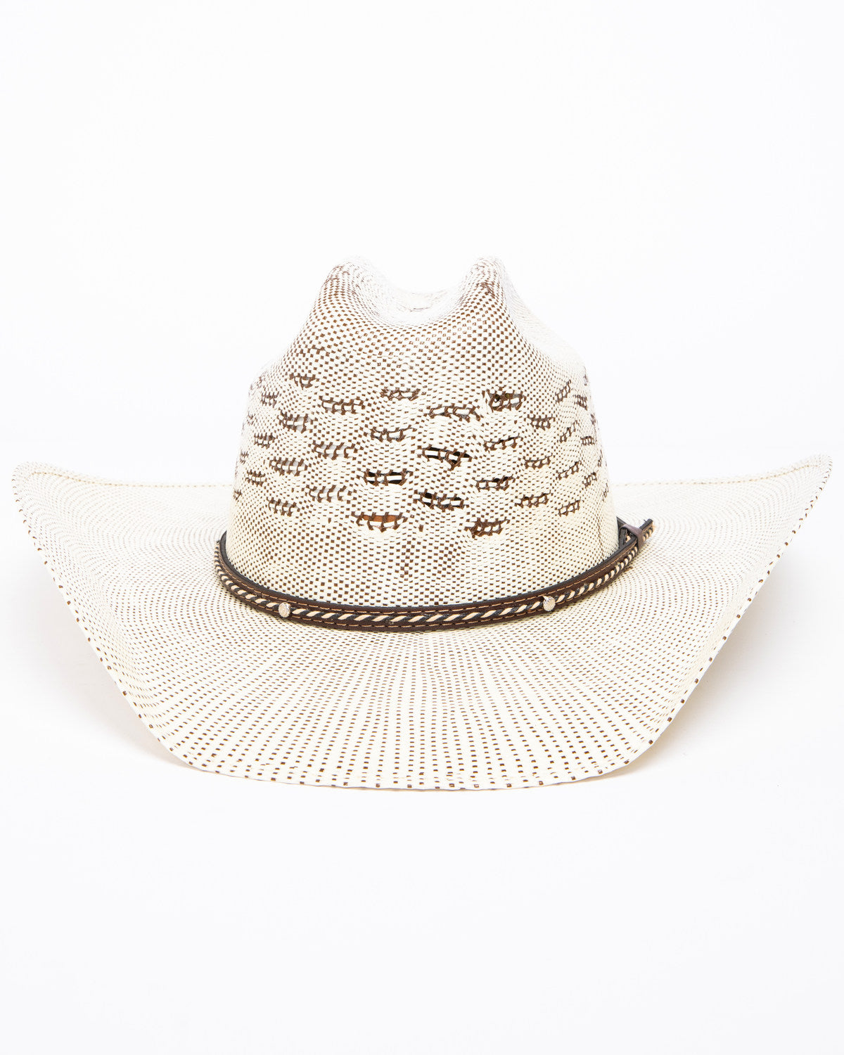 Twist Cord 15X Bangora Straw Cowboy Hat