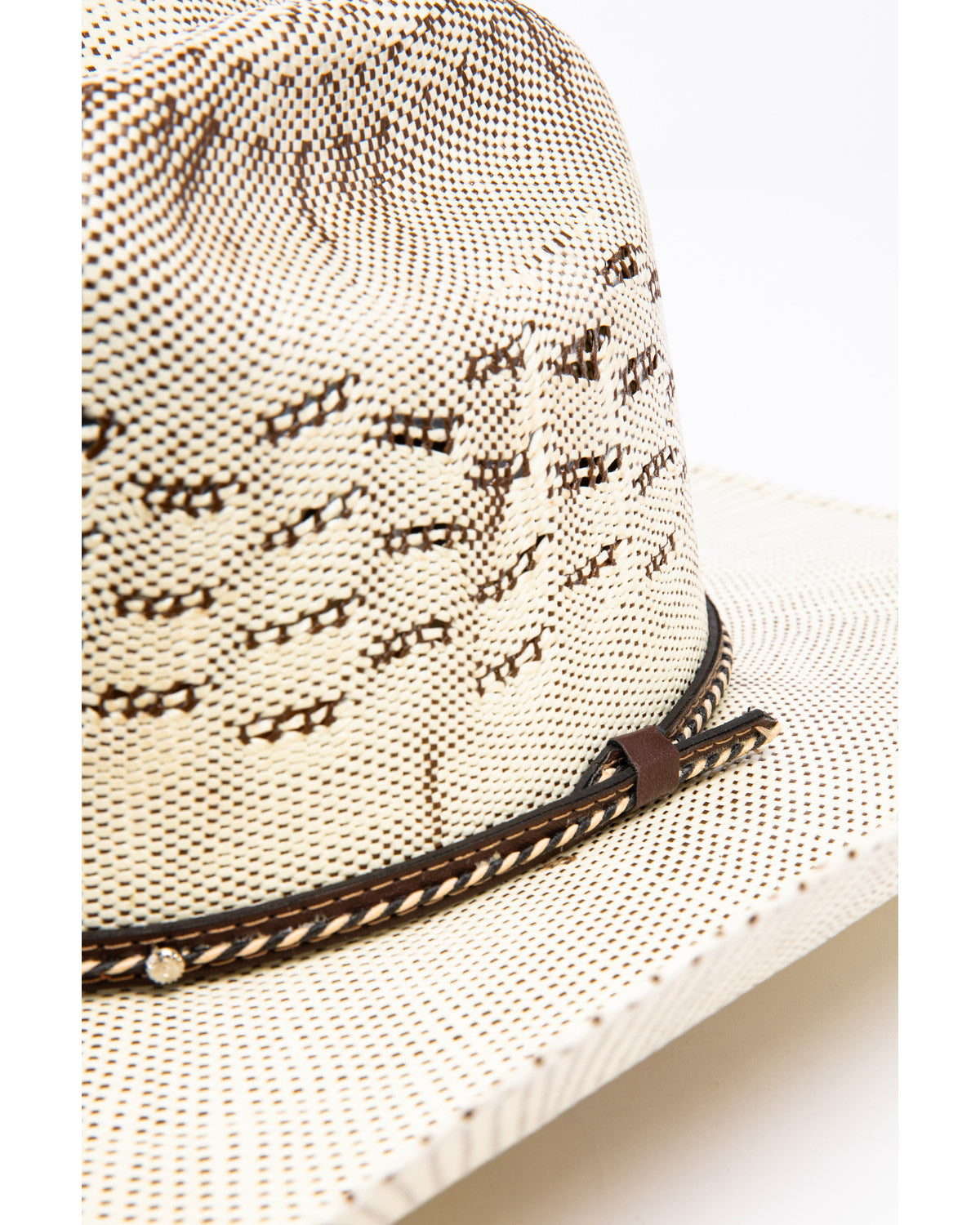 Twist Cord 15X Bangora Straw Cowboy Hat