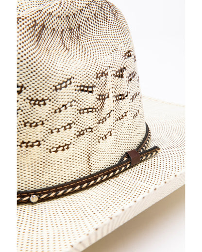 Twist Cord 15X Bangora Straw Cowboy Hat