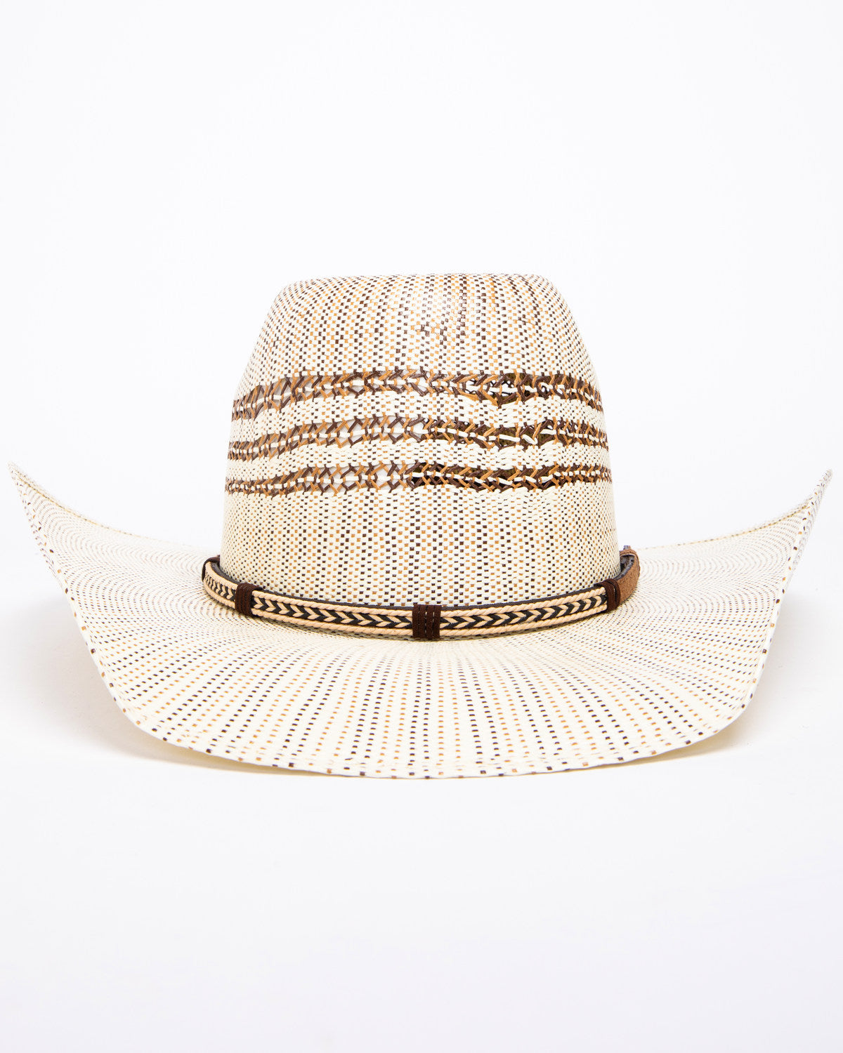 Braided Arrow 15X Straw Cowboy Hat