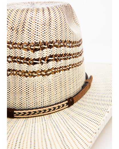Braided Arrow 15X Straw Cowboy Hat