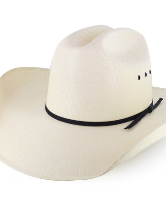 Tie Straw Cowboy Hat