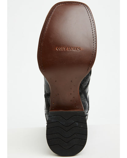 Men's Exotic American Alligator Western Boots - Broad Squar