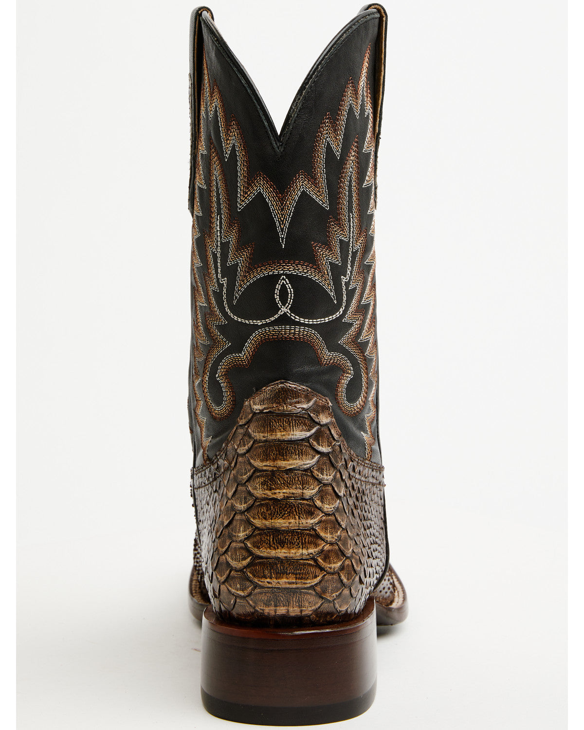 Men's Slyde Exotic Python Western Boots - Broad Square Toe
