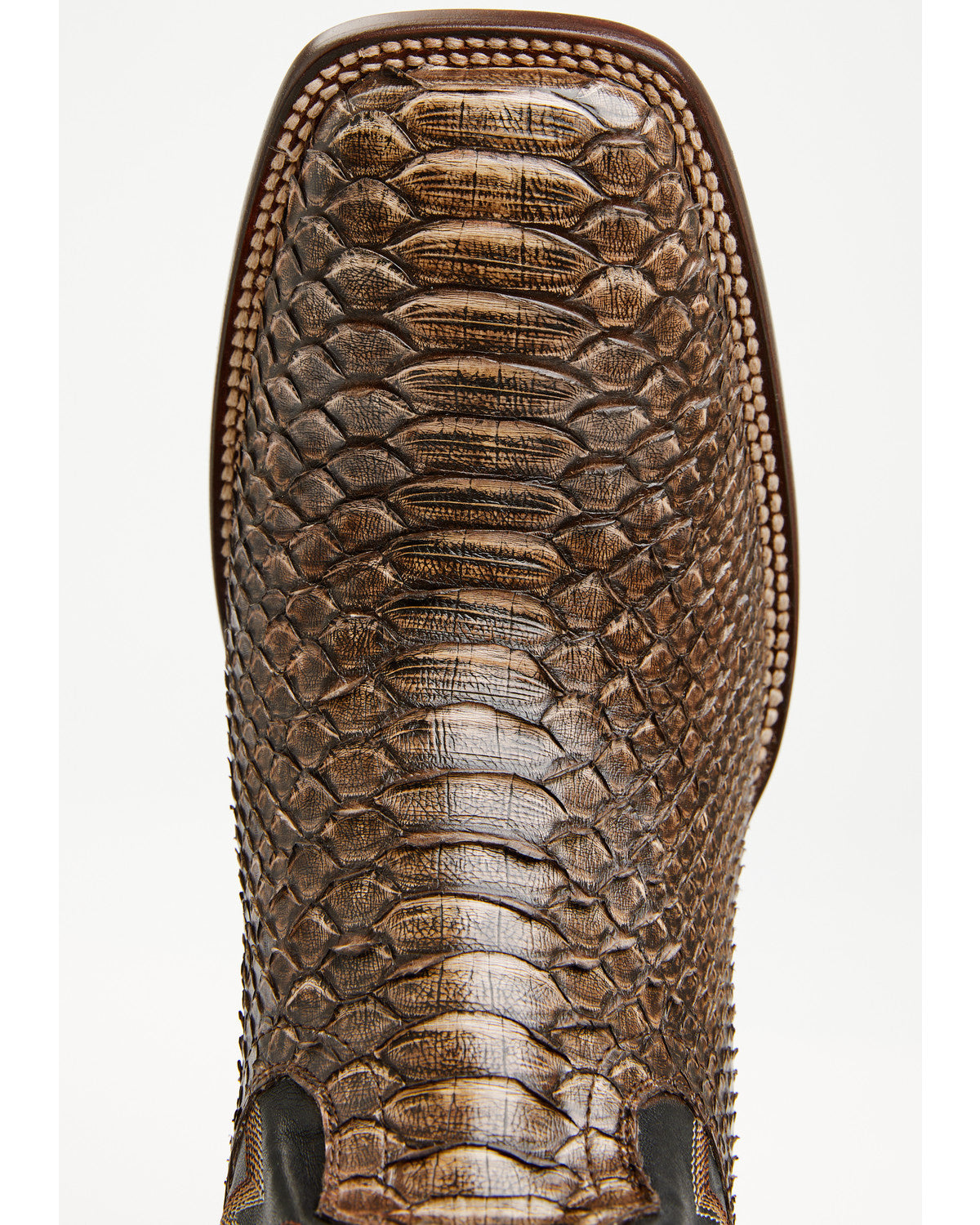 Men's Slyde Exotic Python Western Boots - Broad Square Toe