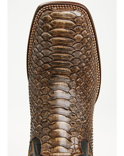 Men's Slyde Exotic Python Western Boots - Broad Square Toe