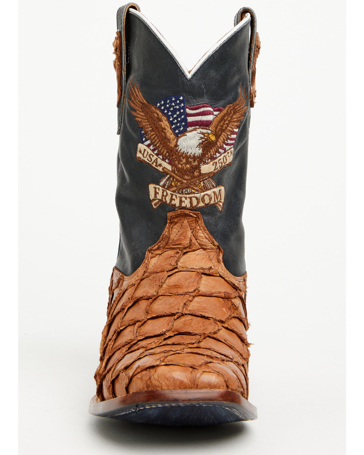 Men's America 250 Freedom Exotic Pirarucu Western Boots - B