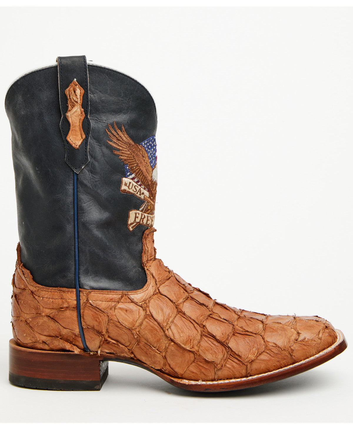 Men's America 250 Freedom Exotic Pirarucu Western Boots - B