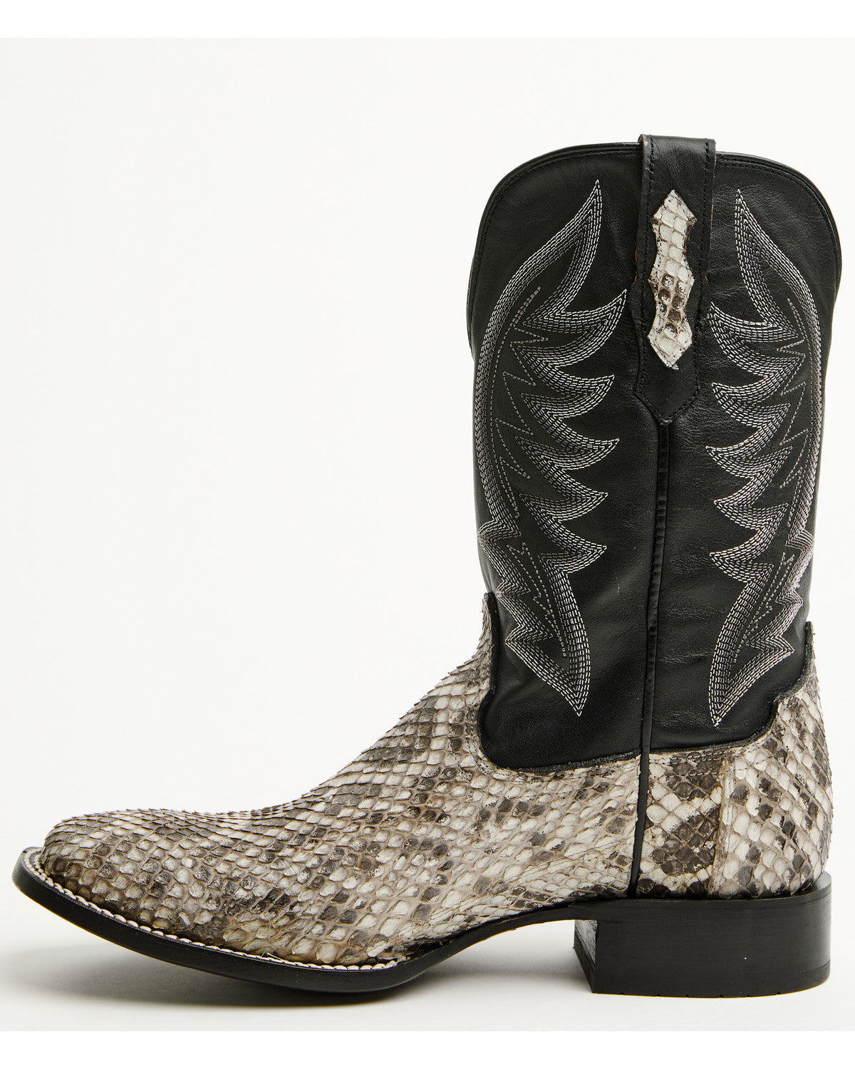 Men's Exotic Anaconda Western Boots - Broad Square Toe