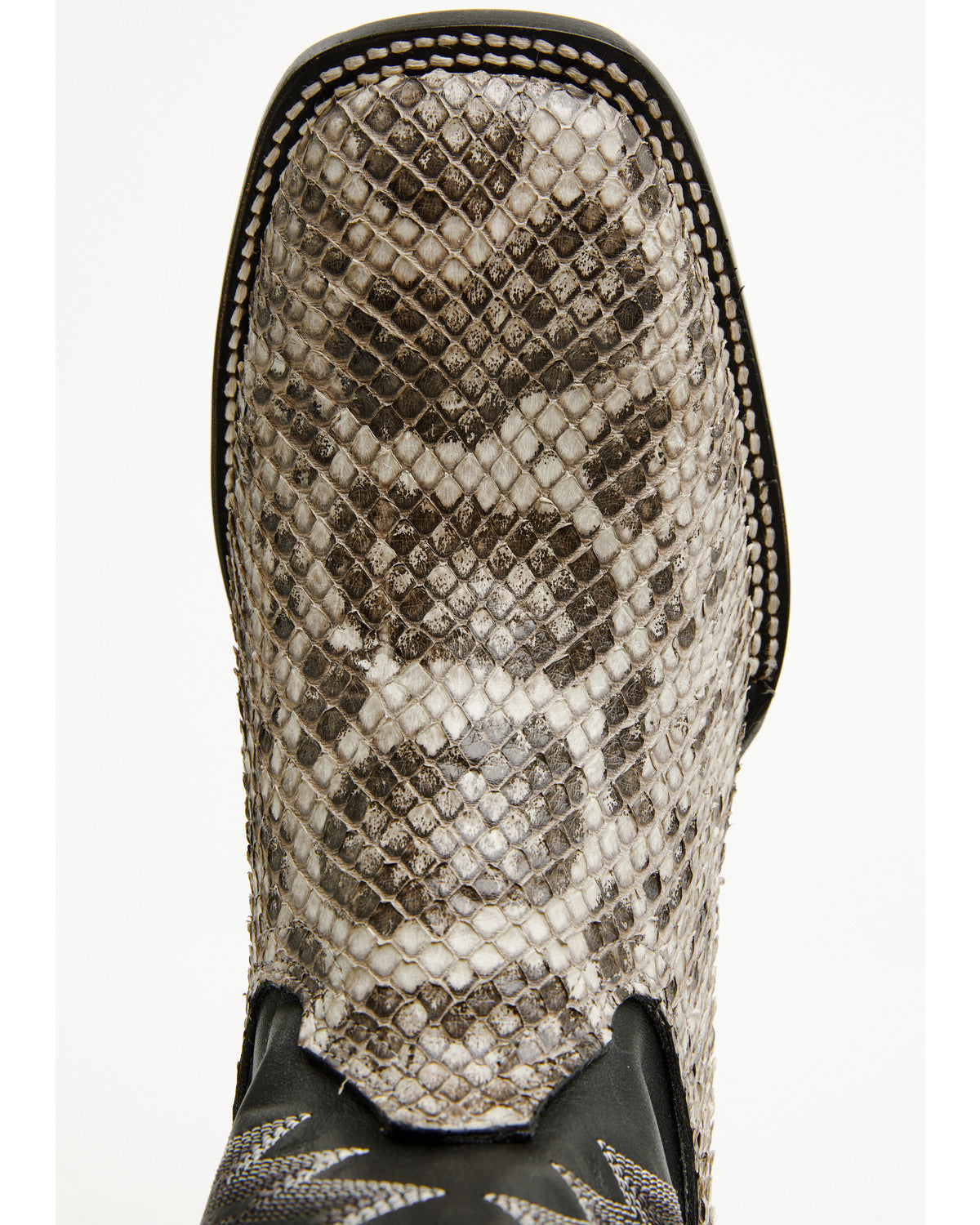 Men's Exotic Anaconda Western Boots - Broad Square Toe