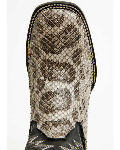 Men's Exotic Anaconda Western Boots - Broad Square Toe