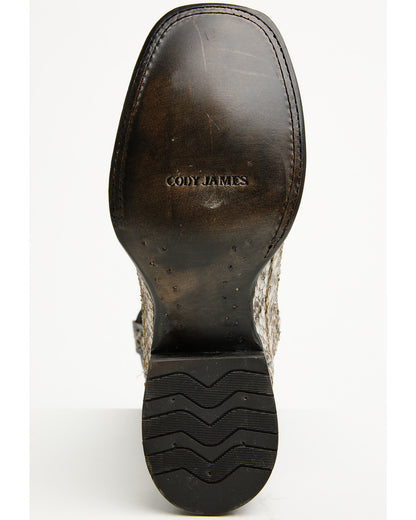 Men's Exotic Anaconda Western Boots - Broad Square Toe