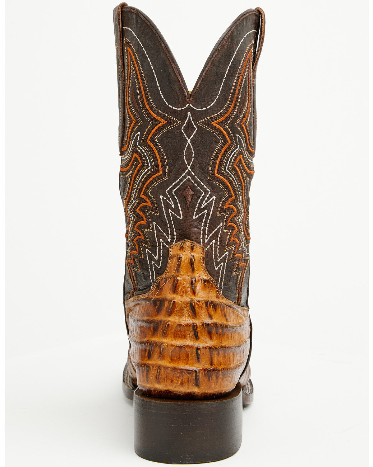 Men's Badlands Caiman Print Western Boots - Broad Square To