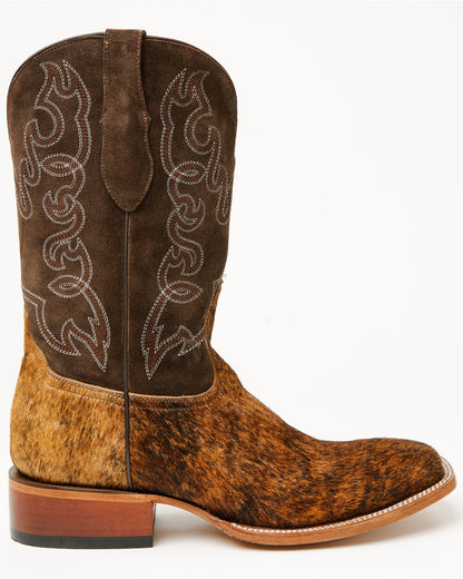 Men's Badlands Cowhide Western Boots - Broad Square Toe