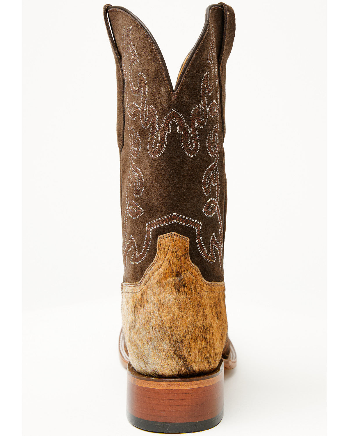 Men's Badlands Cowhide Western Boots - Broad Square Toe