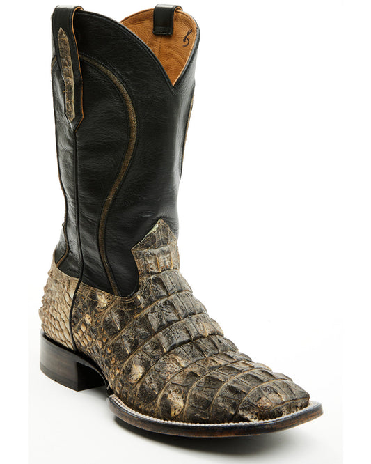 Black 1978® Men's Tillman Exotic Hornback Alligator Western
