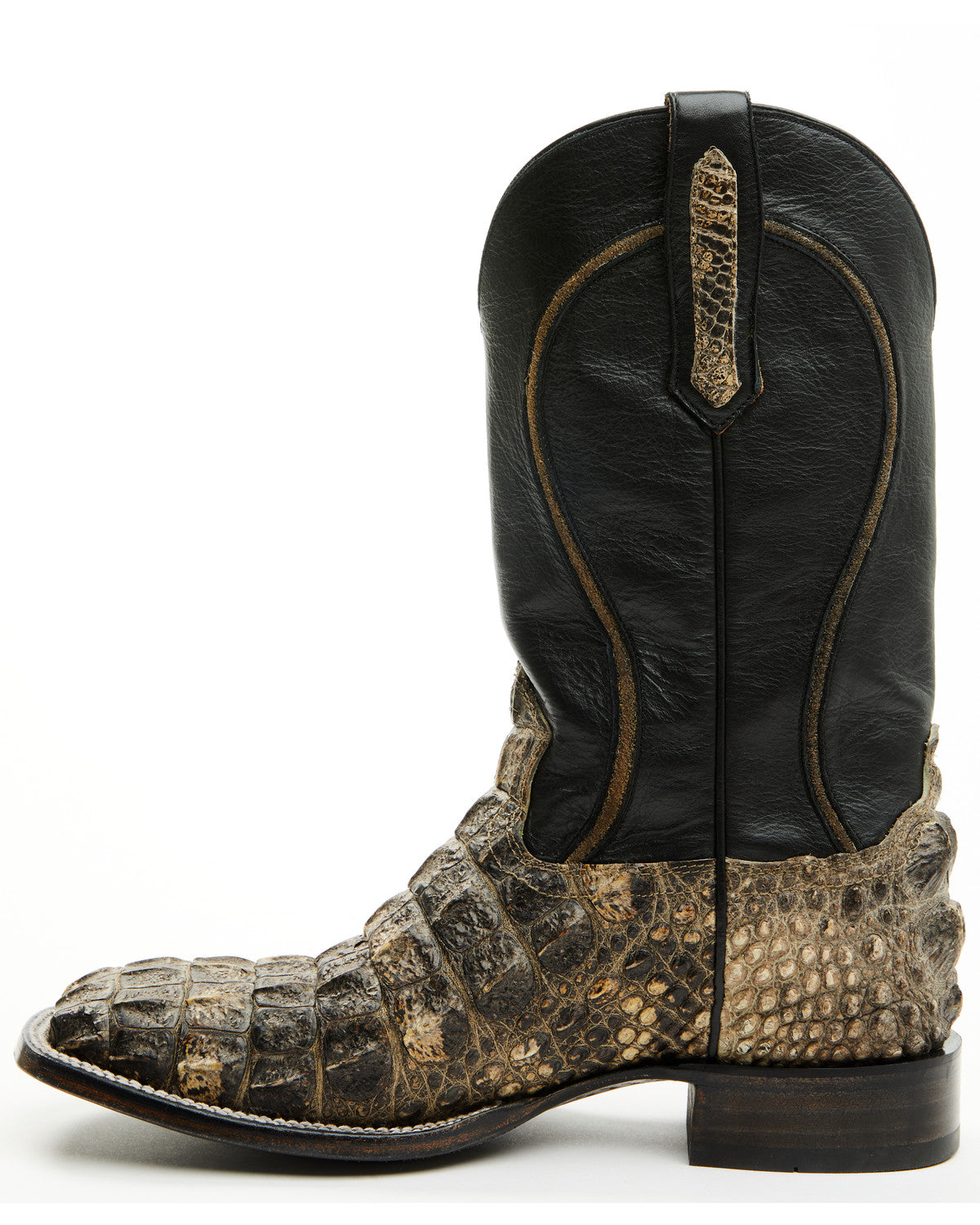 Black 1978® Men's Tillman Exotic Hornback Alligator Western