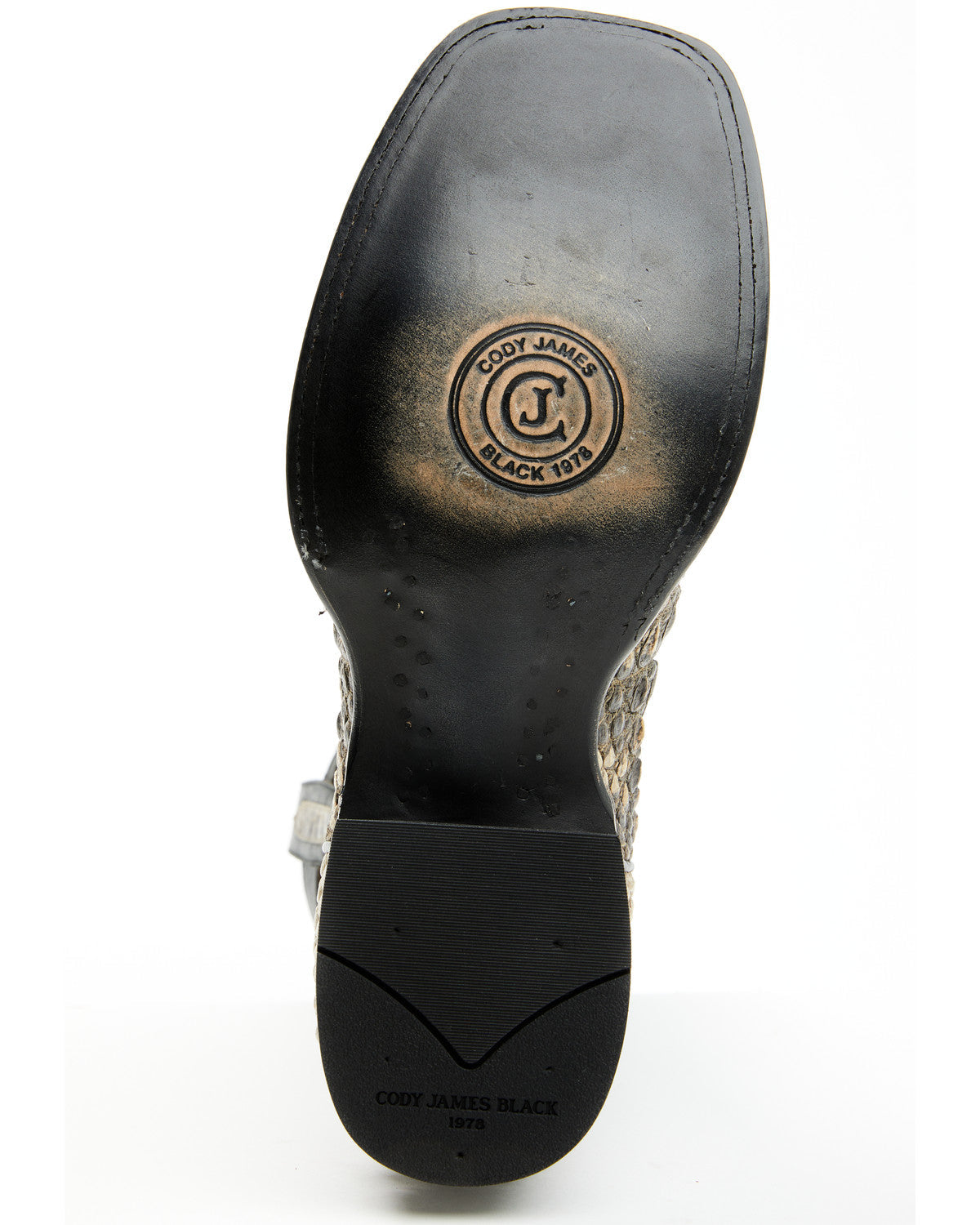 Black 1978® Men's Tillman Exotic Hornback Alligator Western