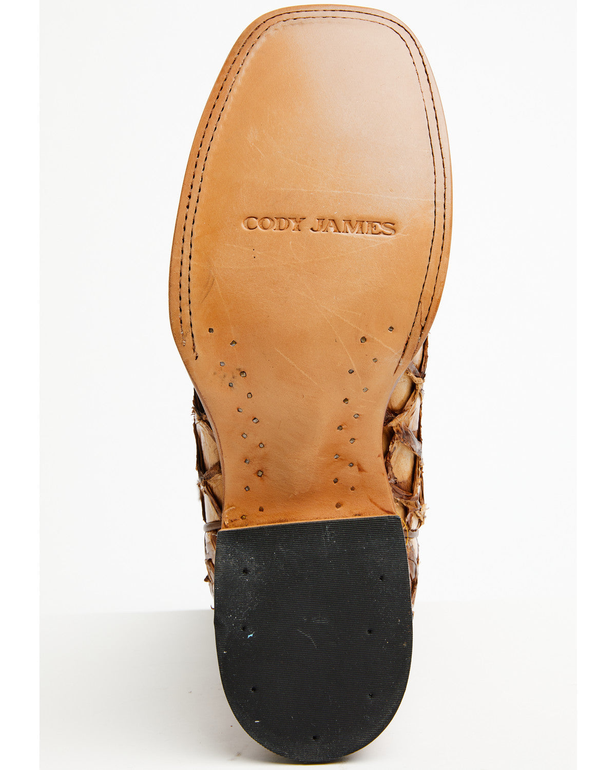 Men's Pirarucu Exotic Boots - Broad Square Toe