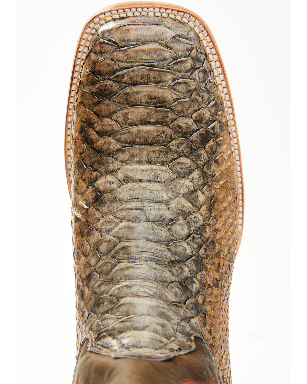 Men's Python Exotic Western Boots - Broad Square Toe