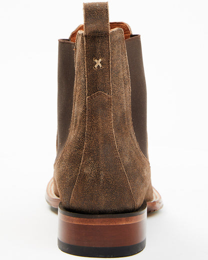Men's Ruben Roughout Casual Boots - Broad Square Toe