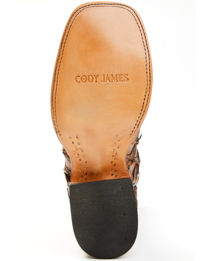 Men's Pirarucu Exotic Boots - Broad Square Toe