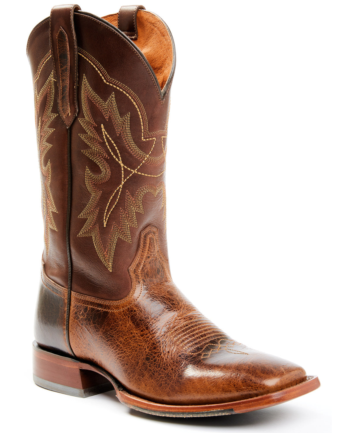 Men's Blue Collection Western Performance Boots - Broad Squ