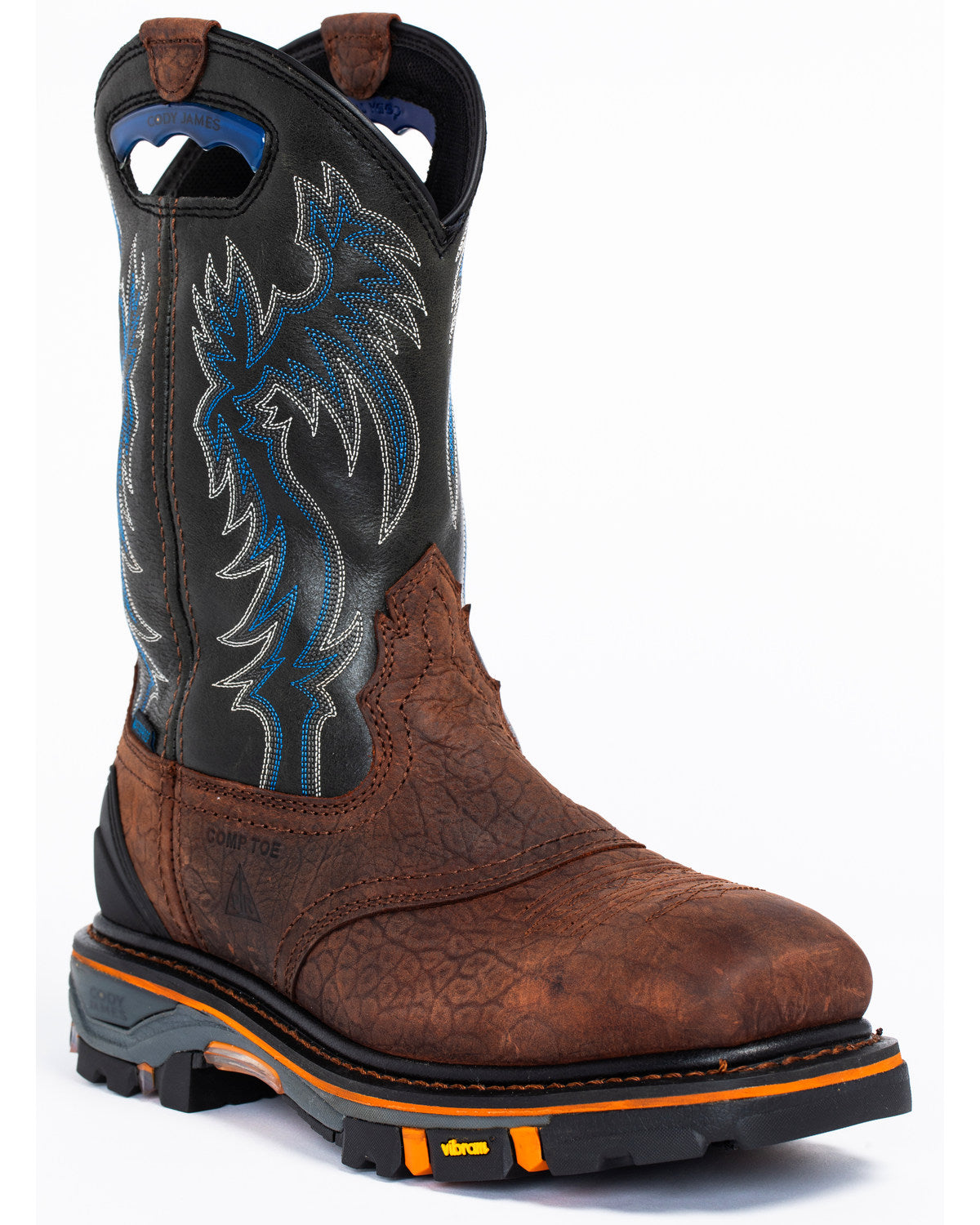 Men's 11" Decimator Waterproof Western Work Boots - Nano Co
