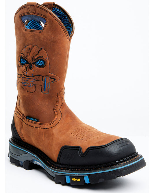 Men's 11" Decimator Waterproof Western Work Boots - Nano Co
