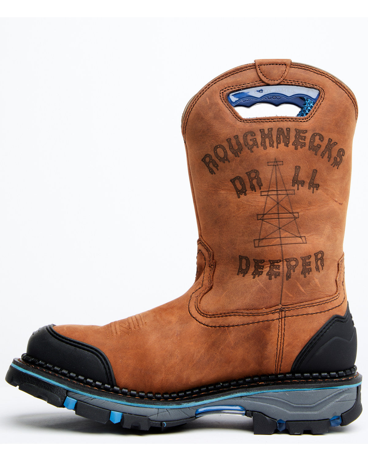 Men's 11" Decimator Waterproof Western Work Boots - Nano Co