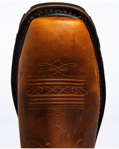 Men's 11" Flag Western Work Boots - Nano Composite Toe
