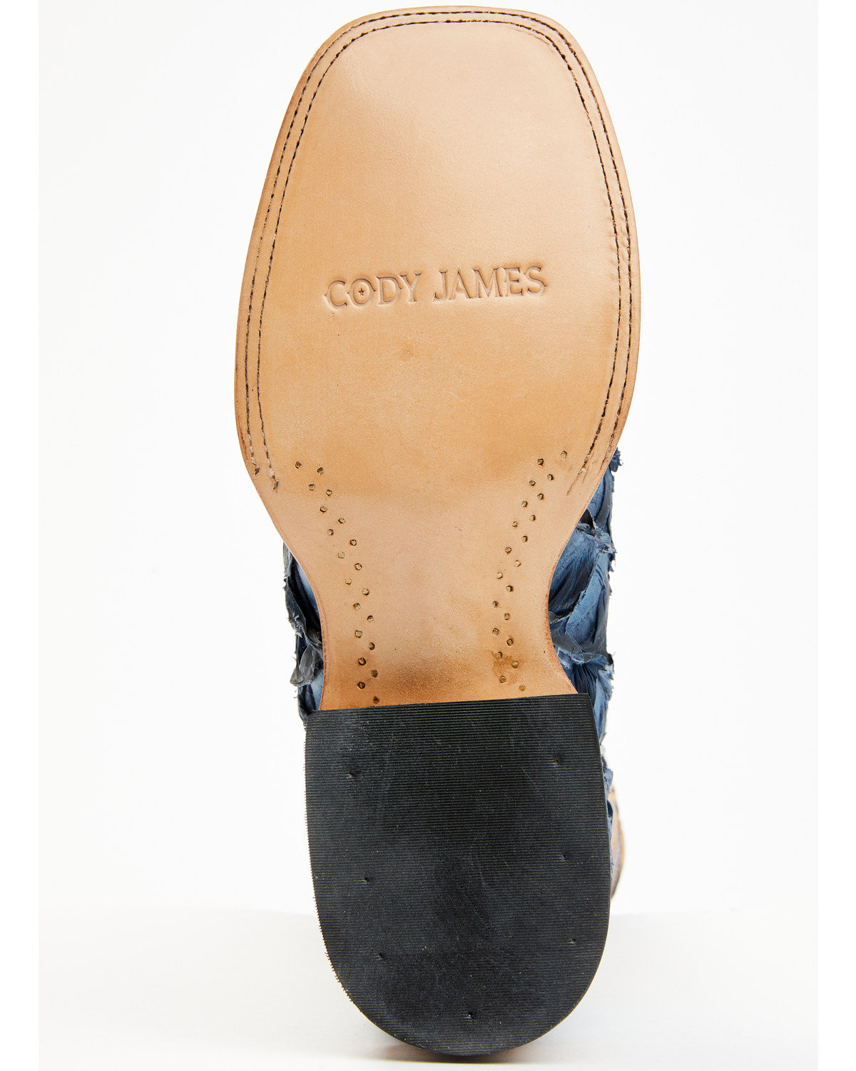 Men's Exotic Pirarucu Western Boots - Broad Square Toe