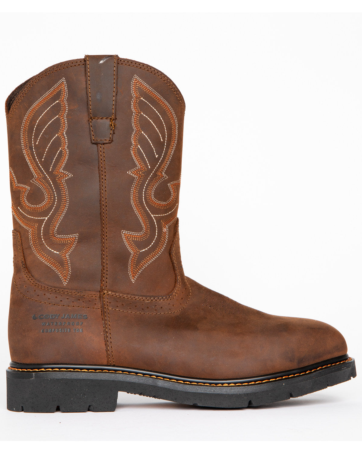 Men's 10" Waterproof Pull-On Work Boots - Composite Toe
