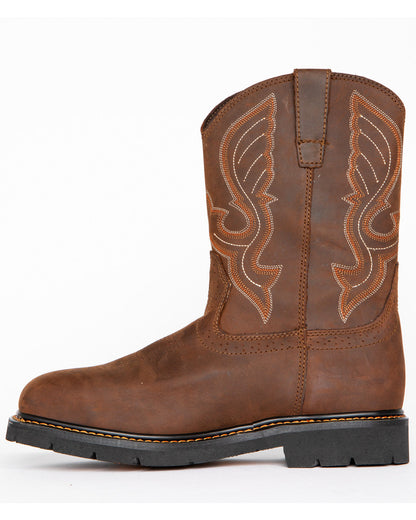 Men's 10" Waterproof Pull-On Work Boots - Composite Toe