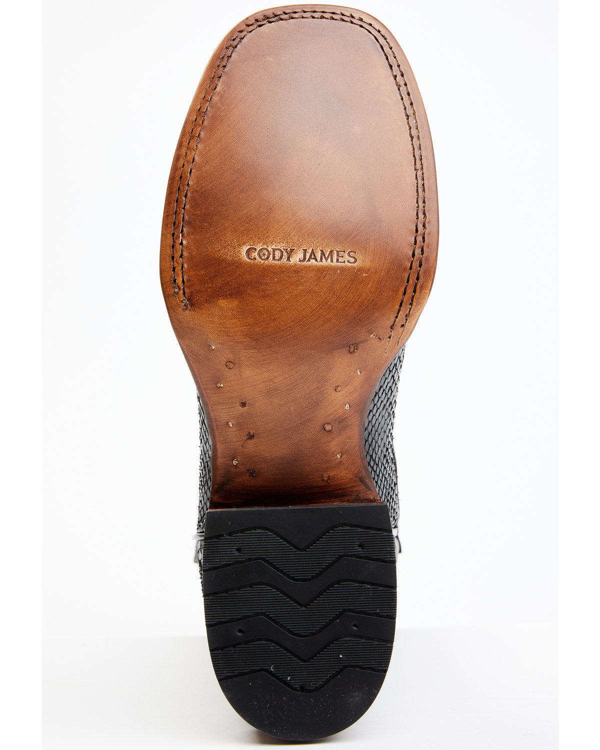 Men's Matte Python Exotic Western Boots - Broad Square Toe