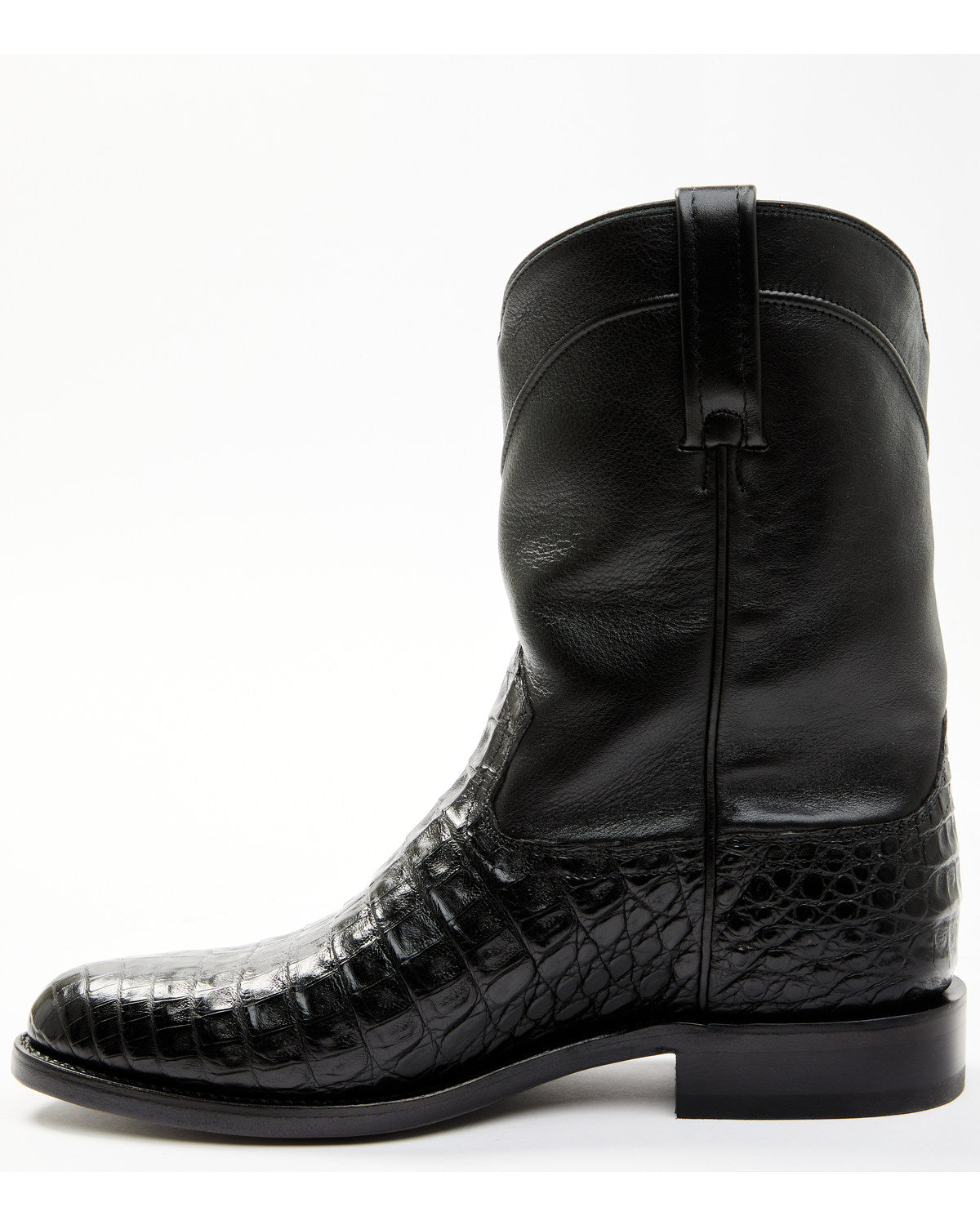 Black 1978® Men's Carmen Exotic Caiman Belly Roper Boots -