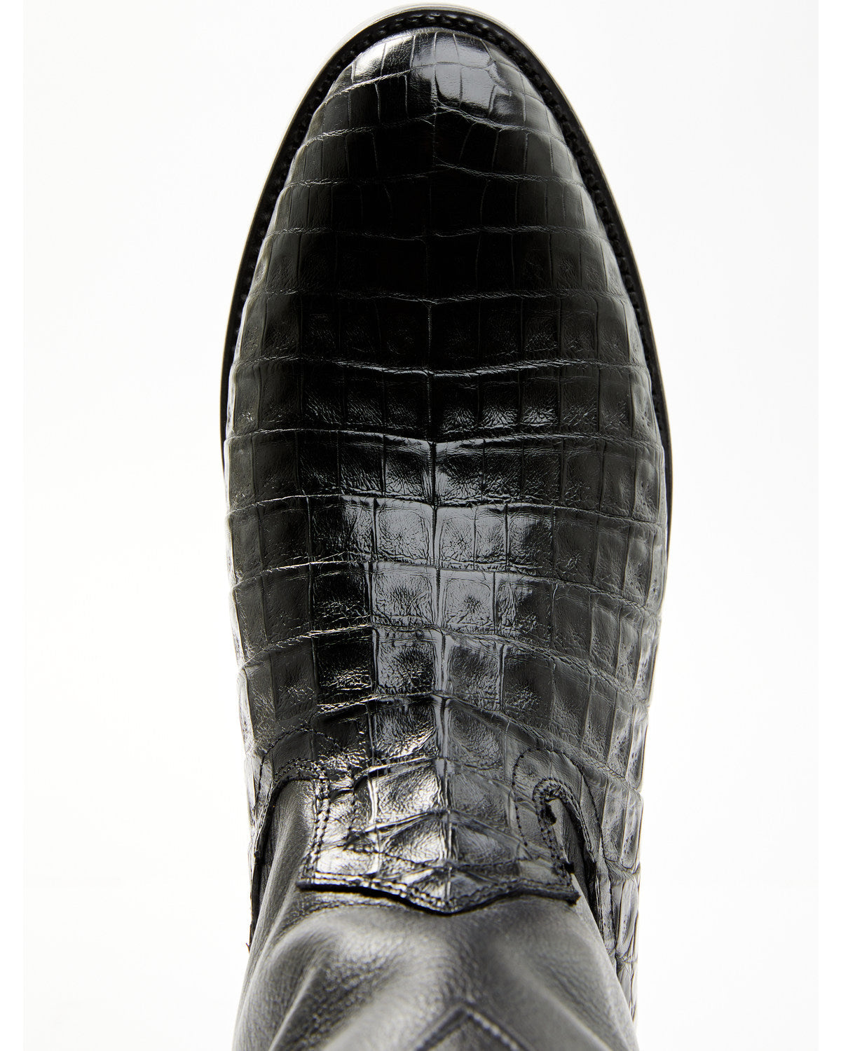 Black 1978® Men's Carmen Exotic Caiman Belly Roper Boots -